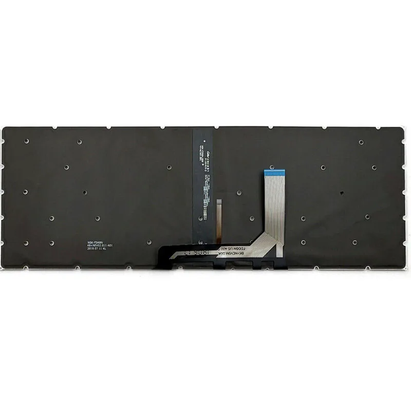 para Msi Ps42 8m Ps42 8rb Teclado do Portátil Backlit Prata sem Moldura Eua Novo - Imagem 3