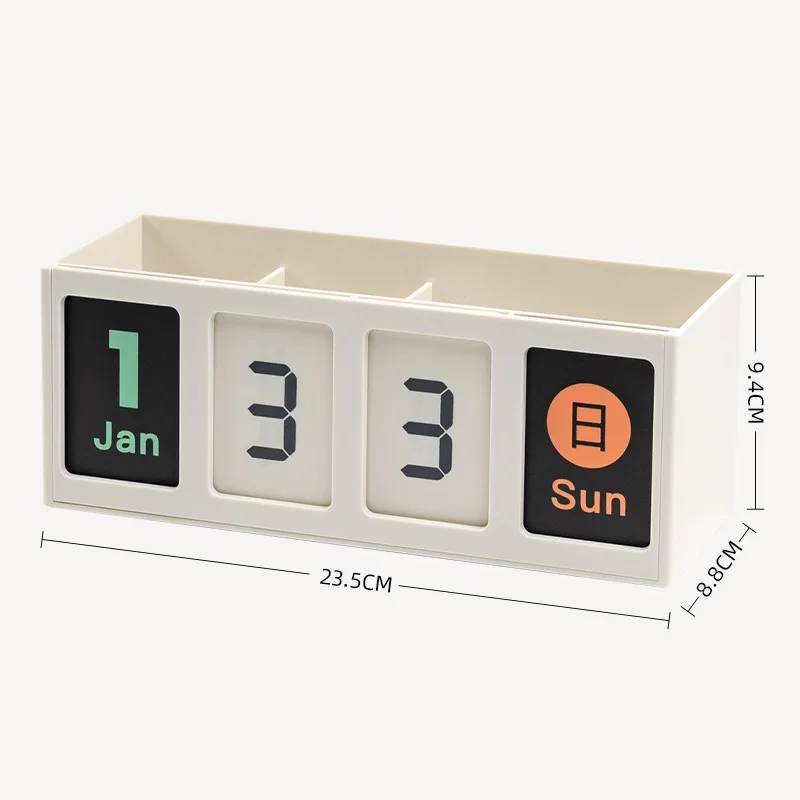 

Countdown Reminder Sign, Calendar Pen Holder Self-discipline Postgraduate Entrance Examination Desk Calendar Desktop Ornament