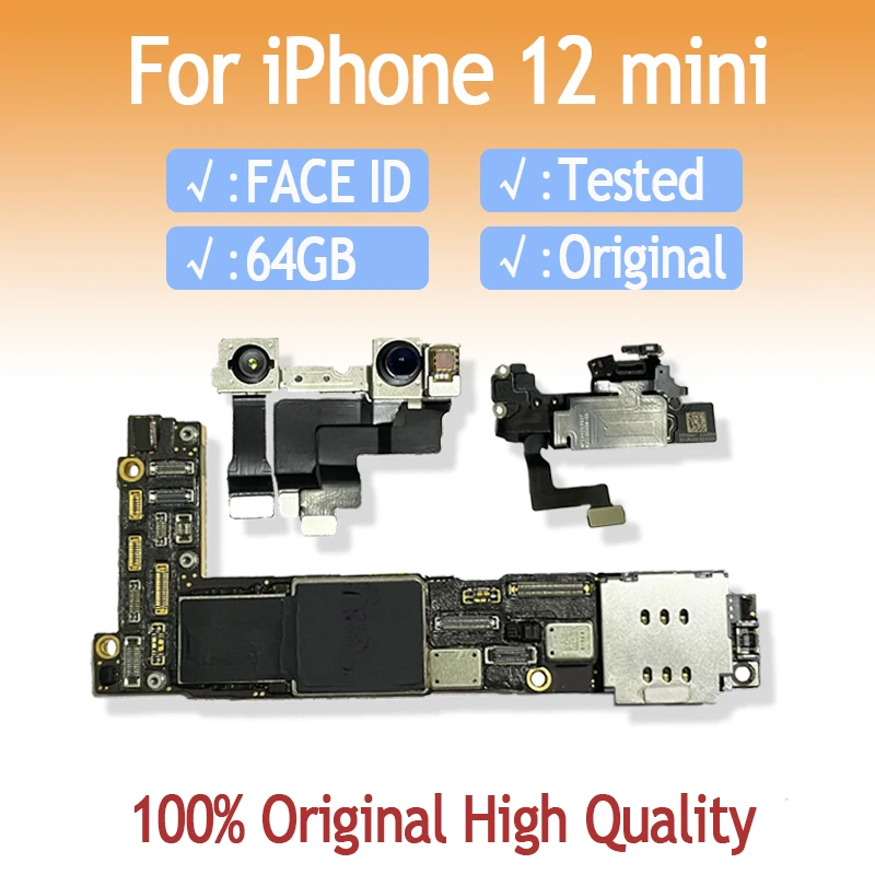Iphone 12 Motherboard Face Id 128gb | Iphone 12 Mini