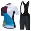 2023 Salexo Women Cycling Jersey Short Sleeve Set Summer Maillot 19D Bib Shorts Bicycle Clothes Sportwear MTB Cycling Clothing 5