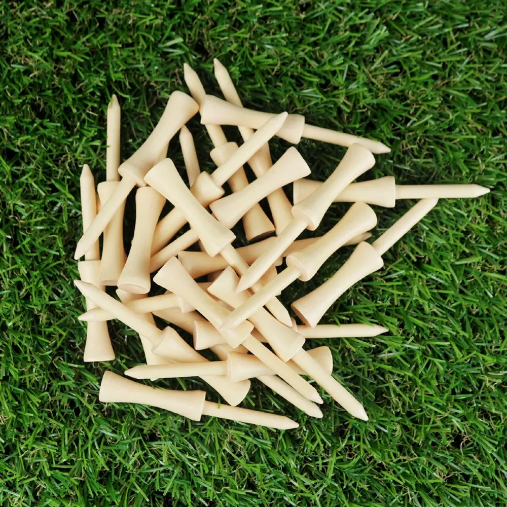 Step Down Golf Tees Wooden 50pcs One Pack 4