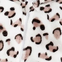 Winter Leopard print Clothes Spring Flannel Baby Boys Girls Clothing Cartoon 0-18 months Newborn Baby Newborn Long Sleeve Soft 4