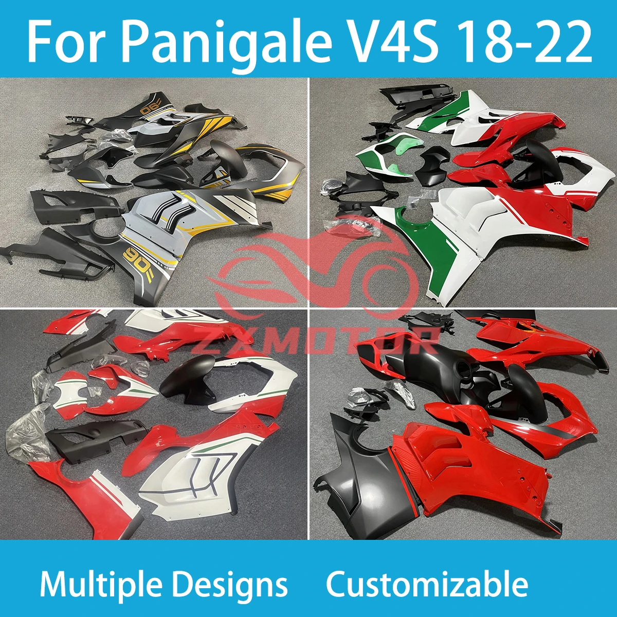 

Настраиваемый комплект обтекателей для мотоцикла DUCATI Panigale V4 V4S 18 19 20 21 22 ABS Prime Aftermarket 2018-2022