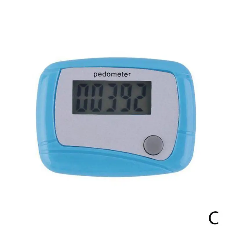 Portable Digital LCD Pedometer with Clip for Walking and Running - Steps Counter for Sports and Fitness