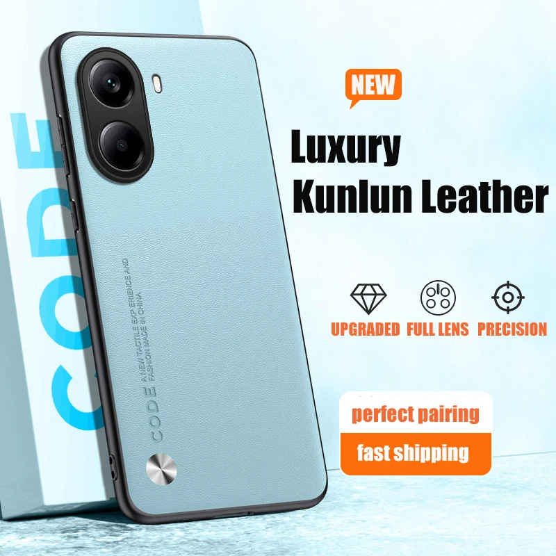 Luxury PU Leather Shockproof Silicone Phone Case - Premium Back Cover Protection