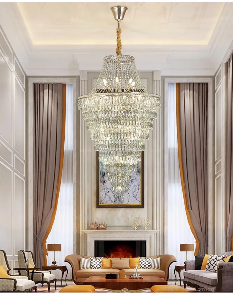 Lustre moderne de luxe en cristal - vue 3