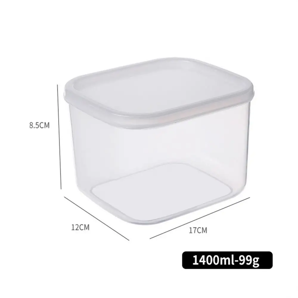 1/2/4PCS Fresh-keeping Boxes Set Refrigerator Sealed Container Food Storage Side Dish Box Microwave Heating Meat Special 5