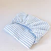 100% Cotton Single Product Bed Hat Yarn-dyed Washed The Fitted Series Striped 360 with Elastic Mattress Cover 200x220  Bedding 6