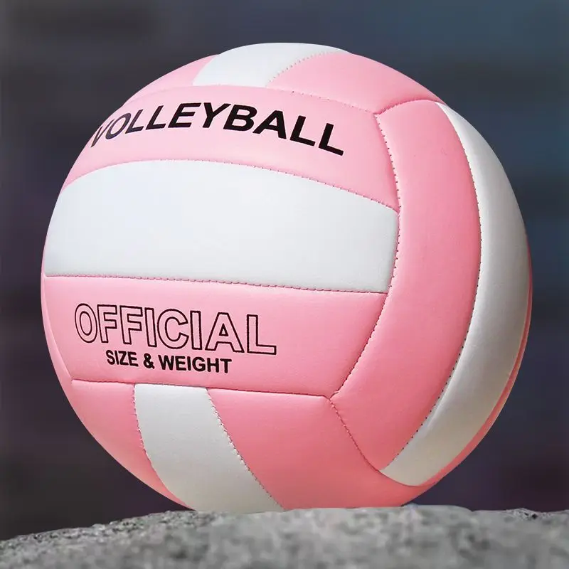 Volleyball Ball Volleyball Trainer Standard Size 5 PVC Wear-resistant Explosion Proof Training Game High Bouncy Machine Seam Beach