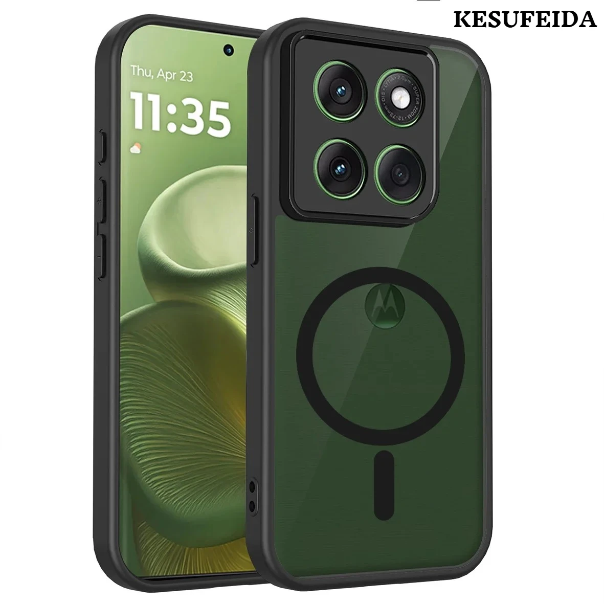 Matte Clear Magnetic Protective Phone Case