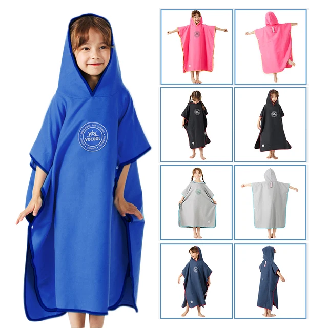 Hooded Bath Towel for Kids Quick Dry Bath Poncho Towel Absorbent Bath Towel Cape for Beach Swimming Pool For Outdoor 2024 3