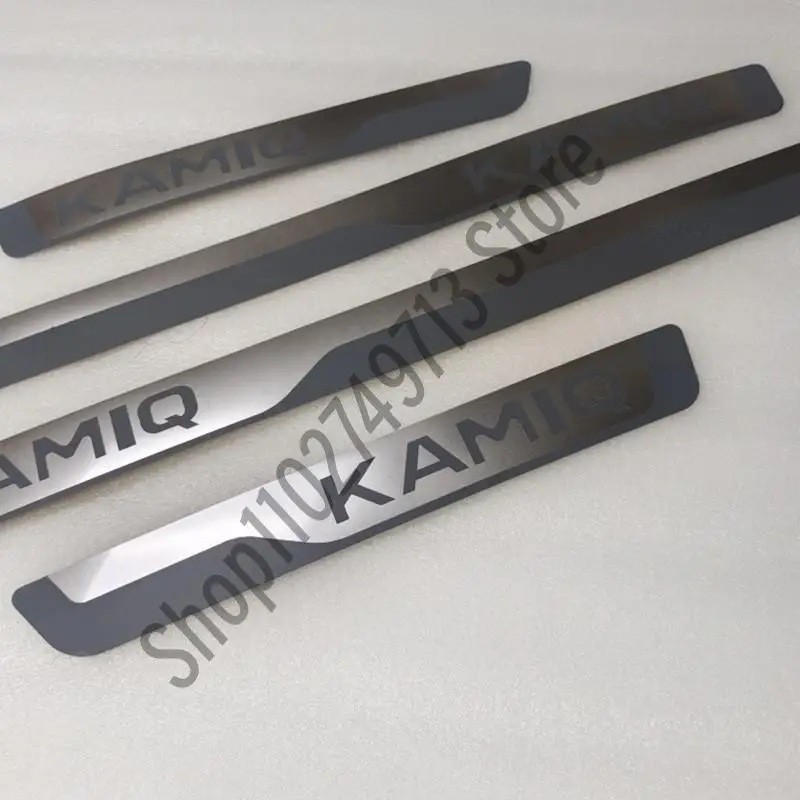 Skoda KAMIQ Car-styling Stainless Steel Scuff Plate/Door Sill Door Sill Scuff Plate Welcome Pedal Car Door Moulding Trim