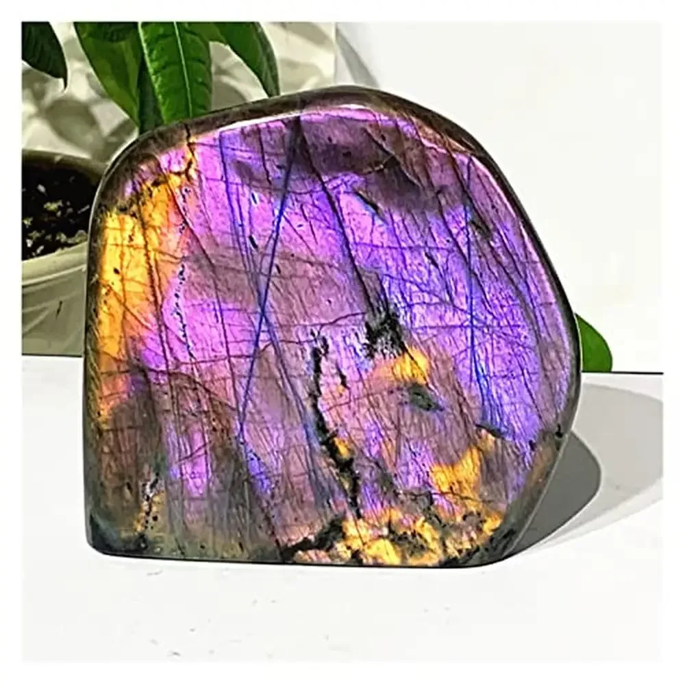 Crystal Rocks Labradorite Healing Decoration Stones Natural Energy Quartz Degaussing Home Decor Fish Tank Flowerpot Garden Altar