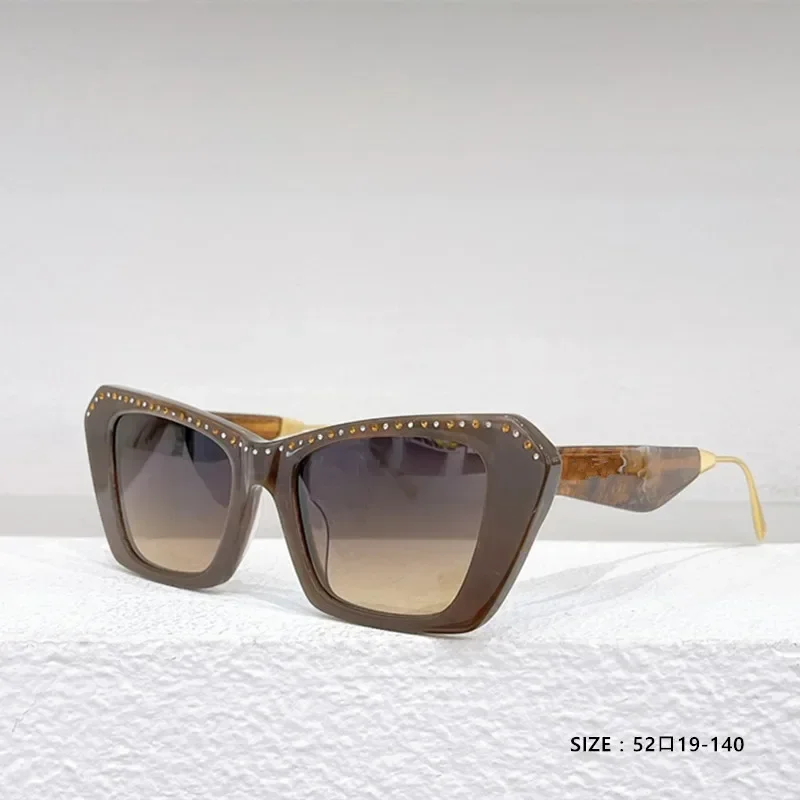

Модные квадратные солнцезащитные очки «кошачий глаз», брендовые дизайнерские роскошные солнцезащитные очки с линзами UV400, женские супербольшие солнцезащитные очки