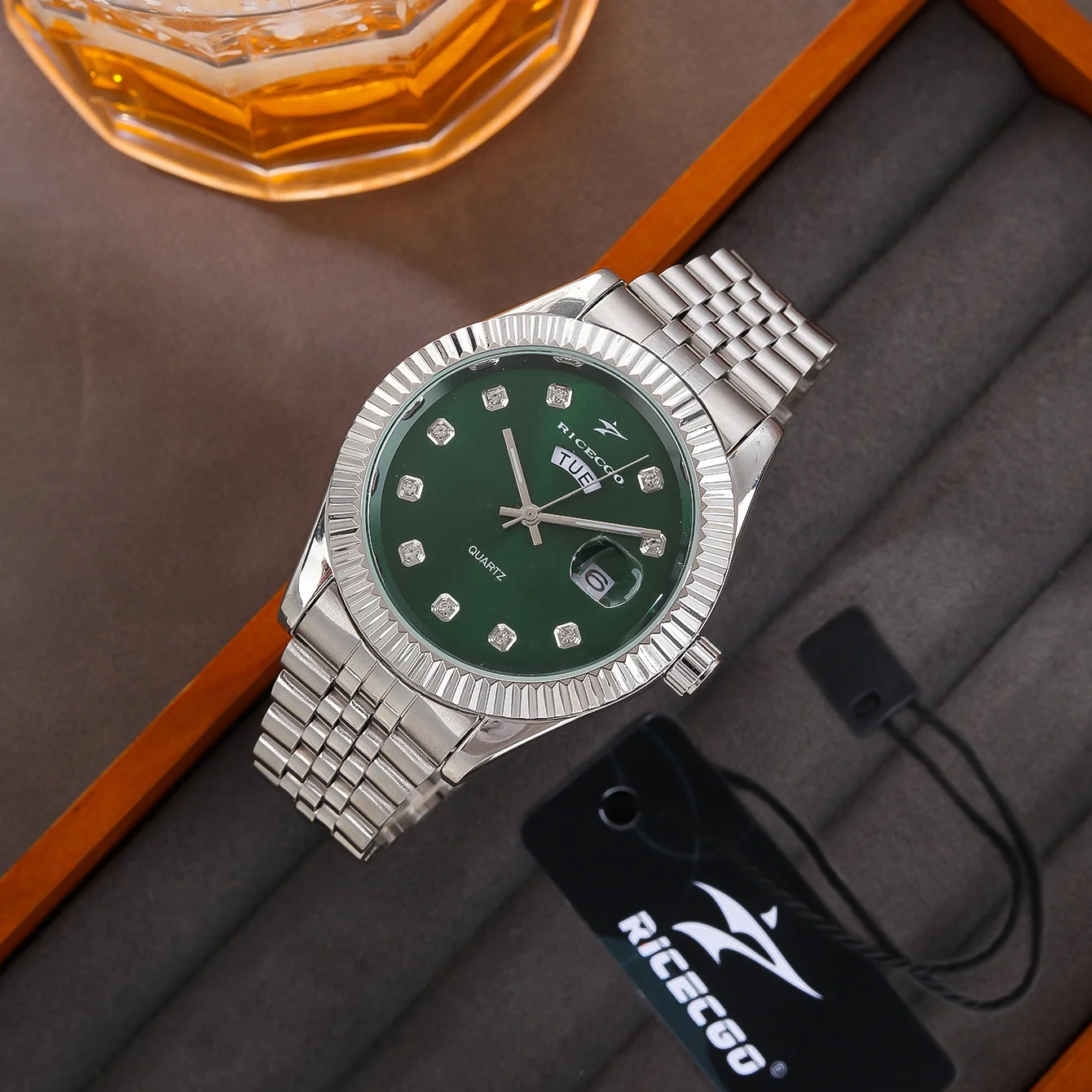 ساعة كوارتز رجالية فاخرة عالية الجودة، طالب الأعما...