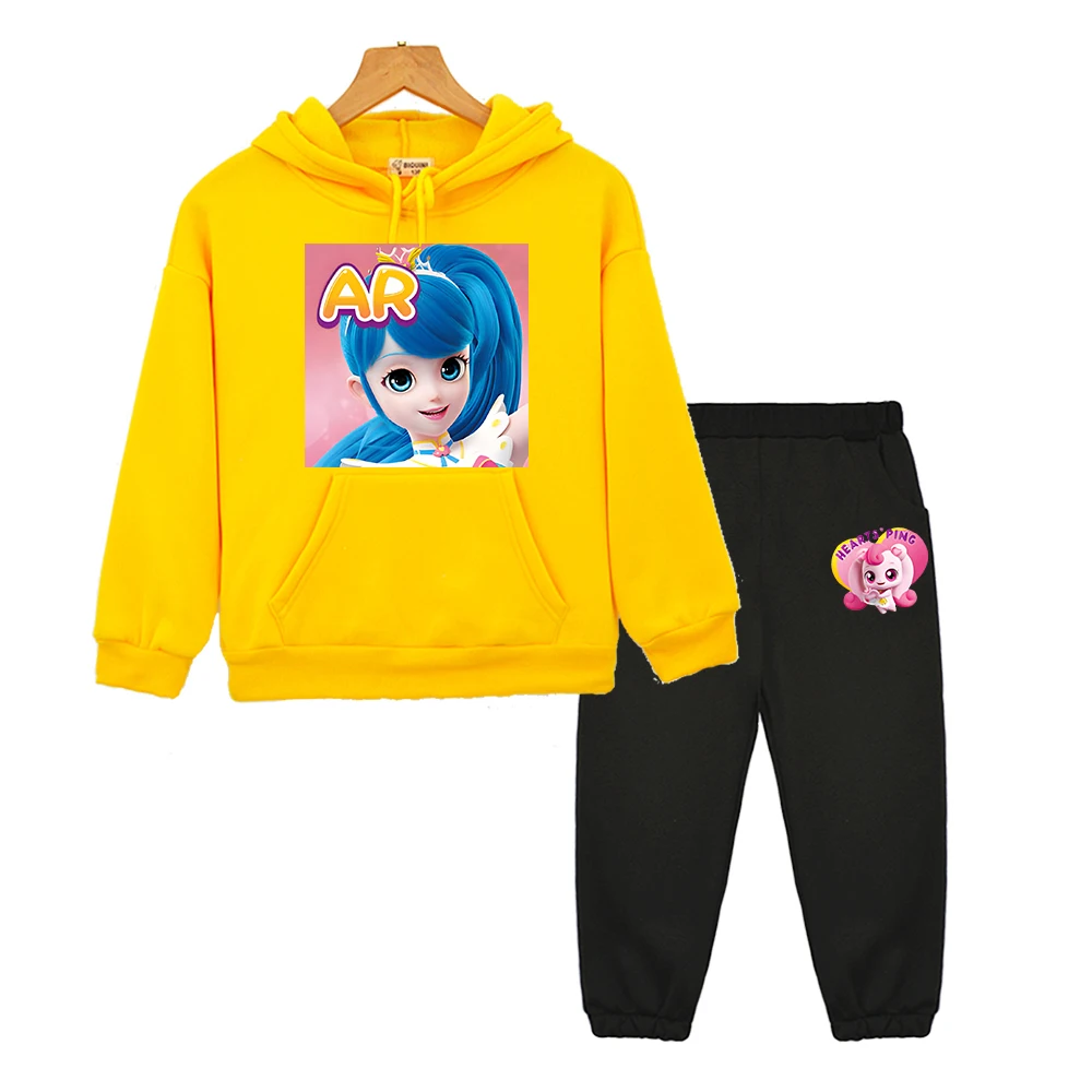 

티니핑 boy girl clothes Hooded Sets Casual Fleece sweatshirt pullover Tini Ping Jacket Autumn Anime hoodie kids boutique clothes