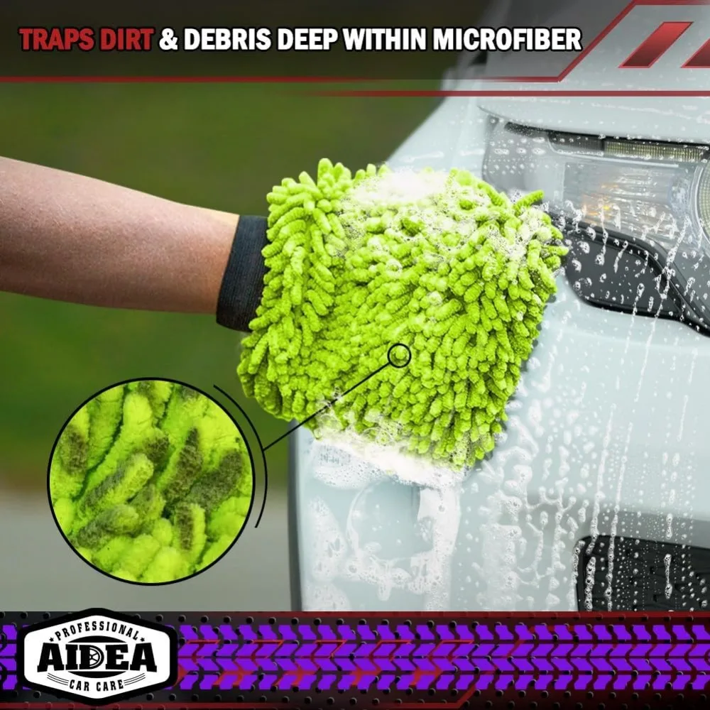 Microfiber Car Wash Gloves 5