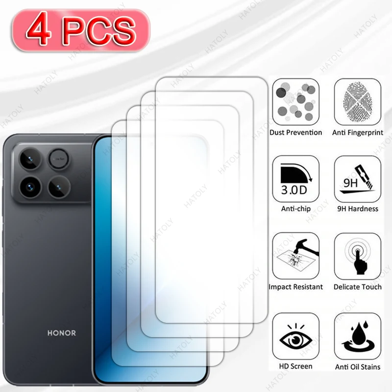 High-Quality Glass Protective Screen and Camera Lens Film - HD Clear, Pack of 1-4