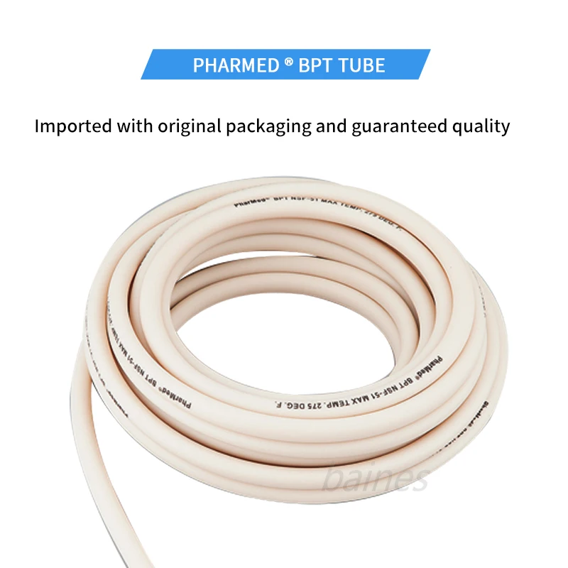 Baines Pharmed BPT rubber Peristaltic pump tube from Saint Gobain