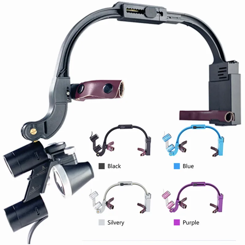 

2.5X 3.5X Dental LED Head Light Lamp Dental Loupes Dentisit Surgical Headlight Lab Equipment Spotlight/Bright/Clear