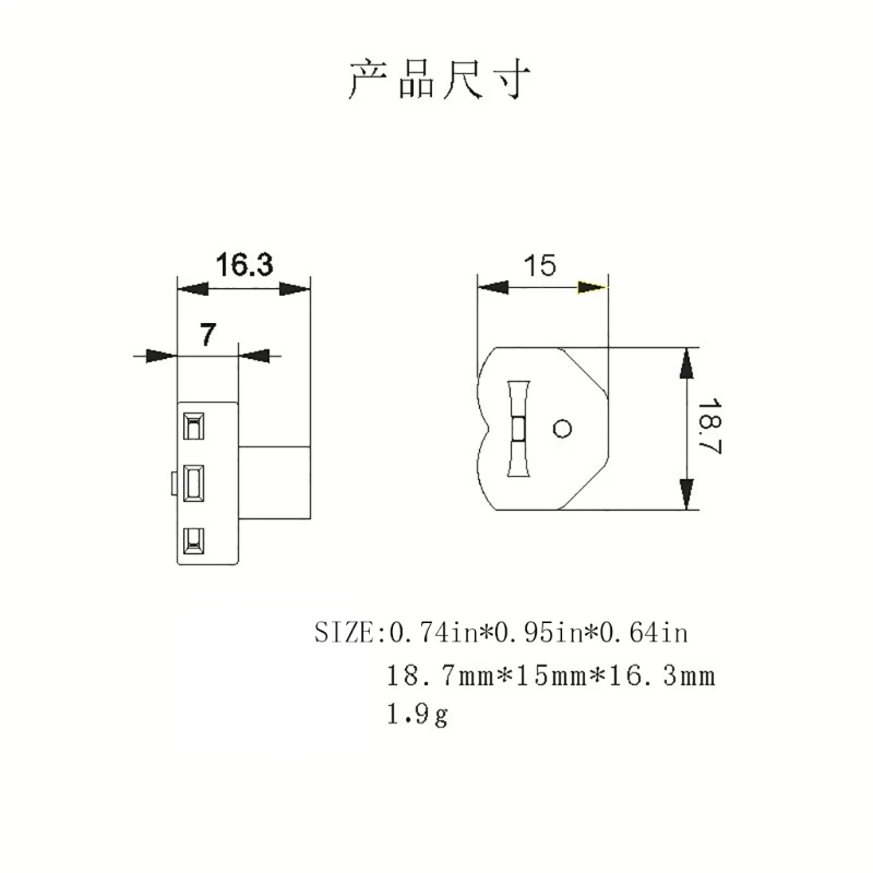 DN59 자동차 컴퓨터 및 전원 은행 다양한 장치용 8가지 색상 모드 5V 0.08W의 휴대용 USBC 유형 주변 조명