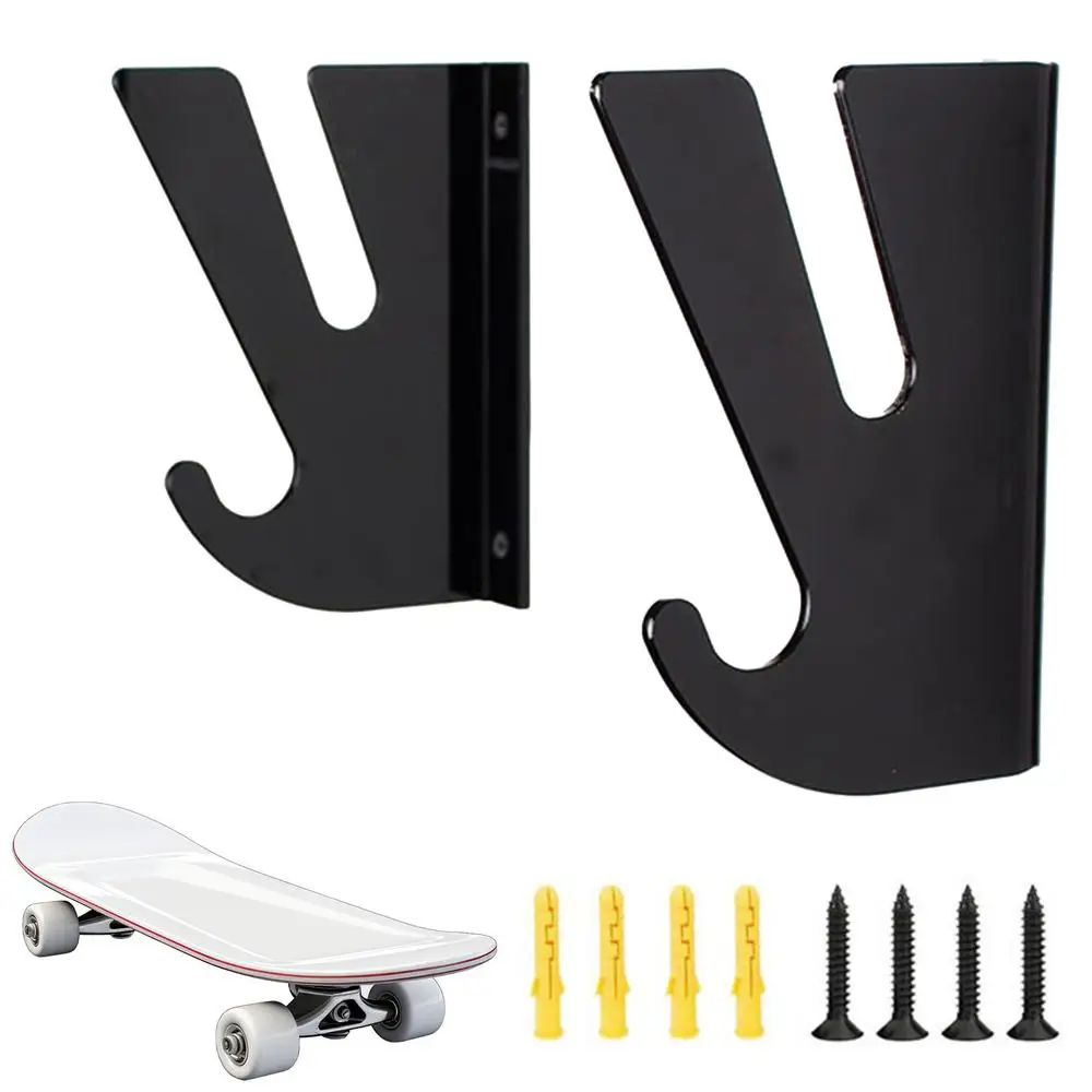 Supporto Skateboard Parete – Appendi Skateboard da Muro – Supporto da Parete per Skate, longboard o Surfskate. Design Moderno