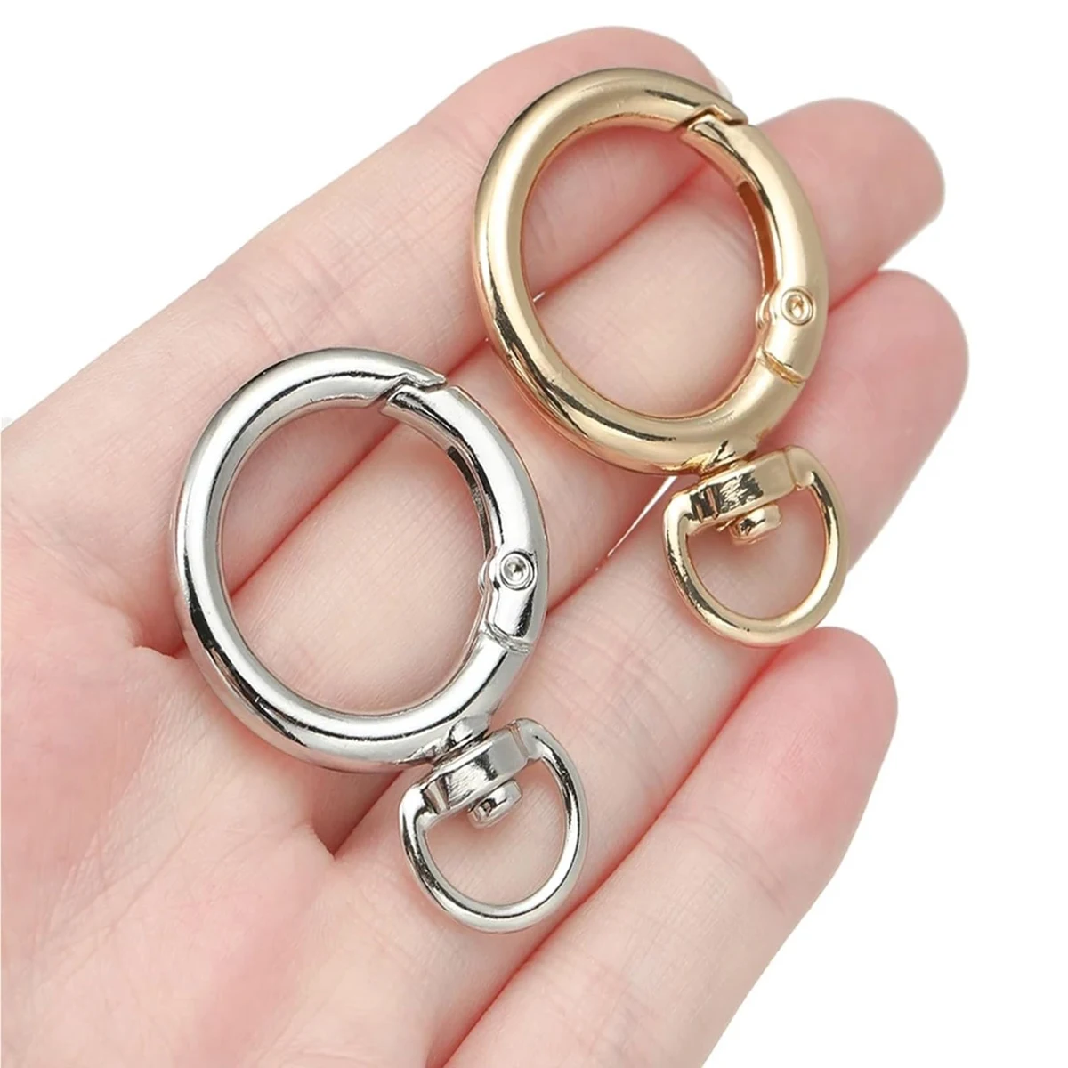 Versatile Metal Alloy O-Ring Key Hooks