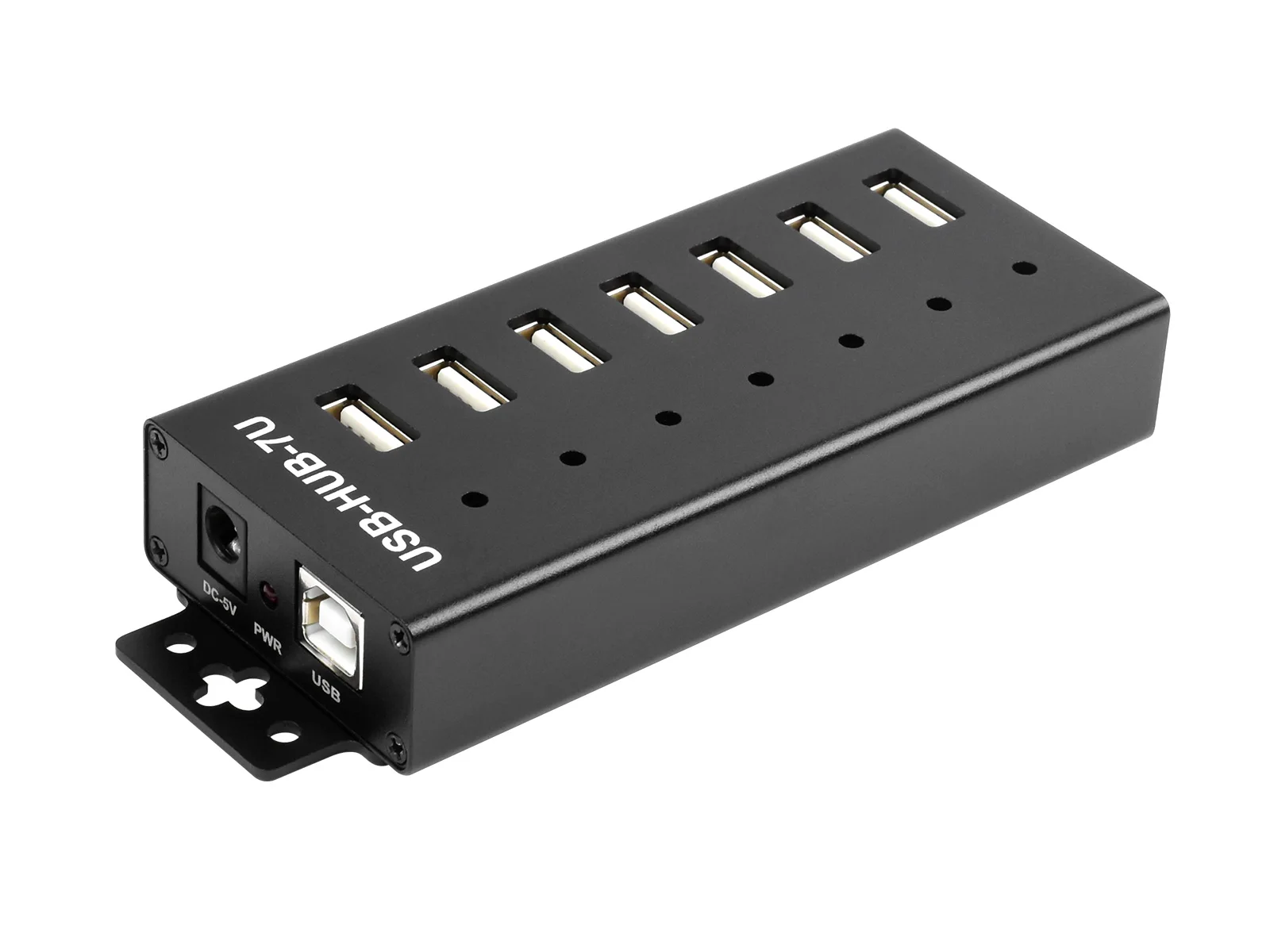 

USB-HUB-7U,Industrial Grade USB HUB,Extending 7 USB 2.0 Ports,For Industrial/Office With Higher Level Device Requirements