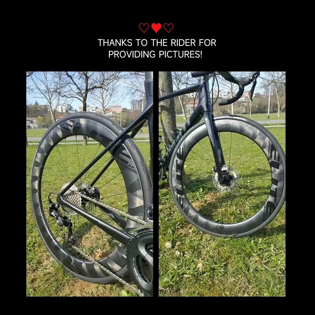 Carbon Wheelset Road Disc Brake Compatible With Cycling Rims