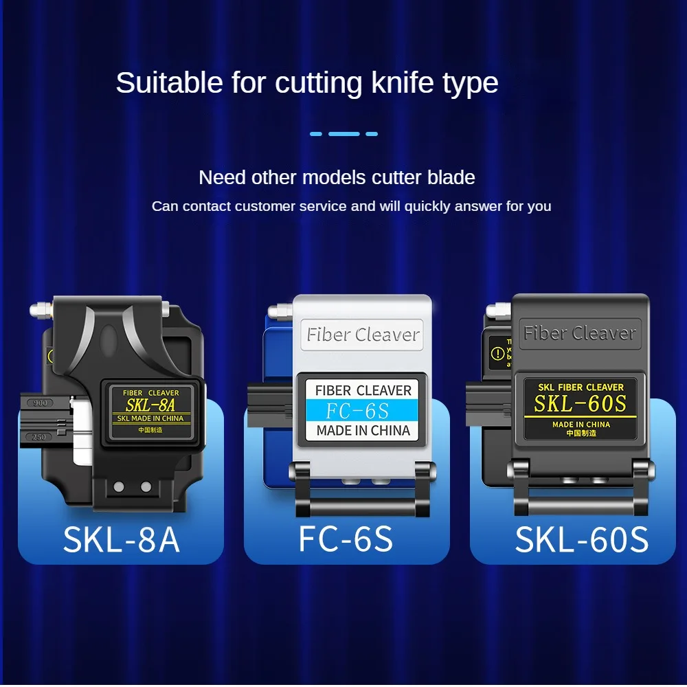 FC-6S SKL-6C M9 HS-30 HS-30V SKL-8A 광섬유 절단기 광섬유 커터 나이프 섬유 절단 도구 예비 부품 20mm 22mm 블레이드