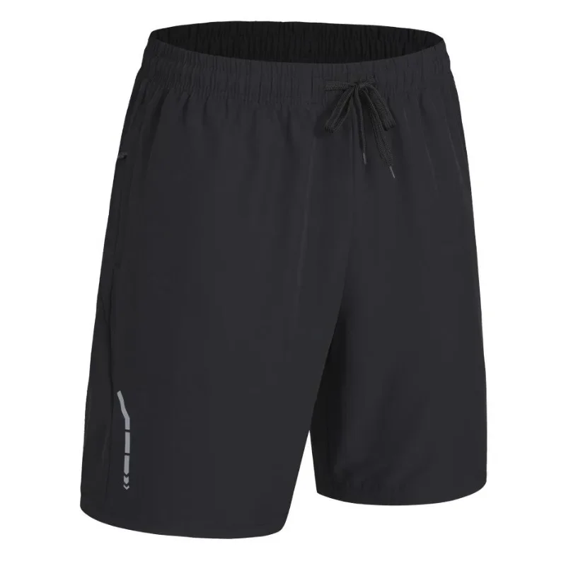 Men Runnig Shorts Patchwork Training Trunks Zipper Pockets Gym Sports Quick Dry Short Casual New Summer Fitness Knickers