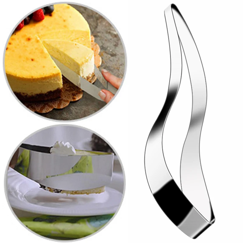 

Stainless Steel Cake Pie Slicer Server Cake Cutters Cookie Fondant Dessert Tool Kitchen Gadget Baking Accessories