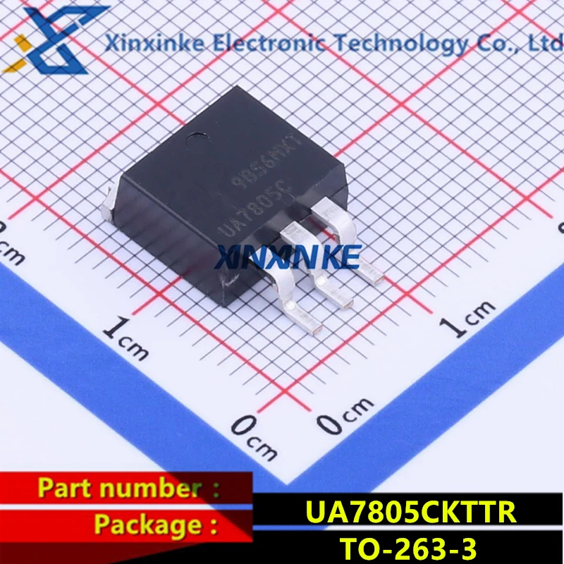 

UA7805CKTTR UA7805C TO-263-3 Linear Voltage Regulators 5V 1.5A Fixed Pos Vltg Reg Power Management ICs Brand New Original