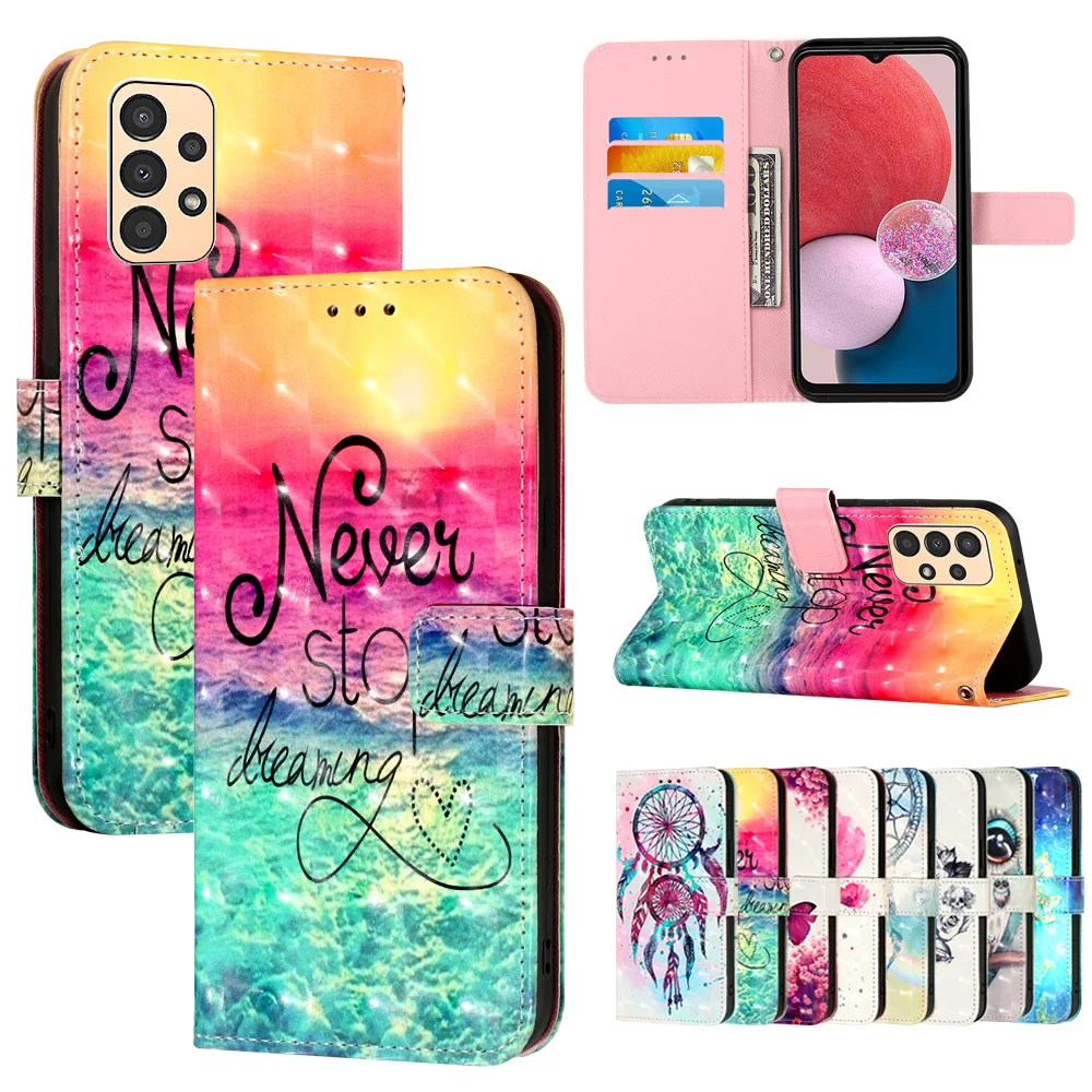 Handyhülle im Brieftaschenformat für Coque Samsung Galaxy S22 S21 S20 FE S10 Note 10 Plus 20 Ultra A13 A22 A23 A52S 5G Flipcase_voghion.com