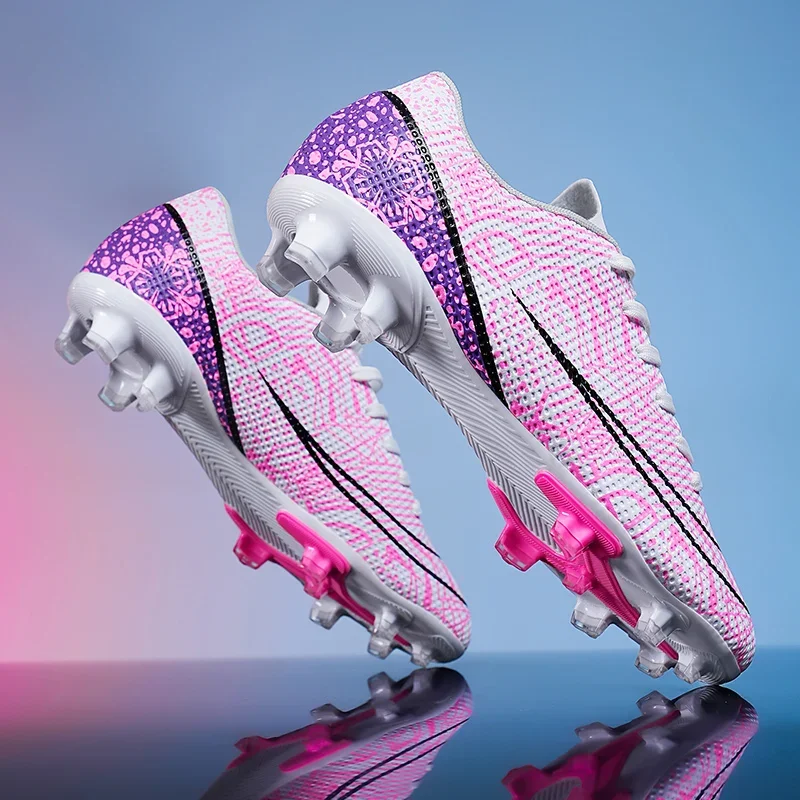 Men Society Football Shoes Resistant TF/FG Cleats Students Training Boy Soccer Shoes Comfortable Outdoor Sneaker Football Boots
