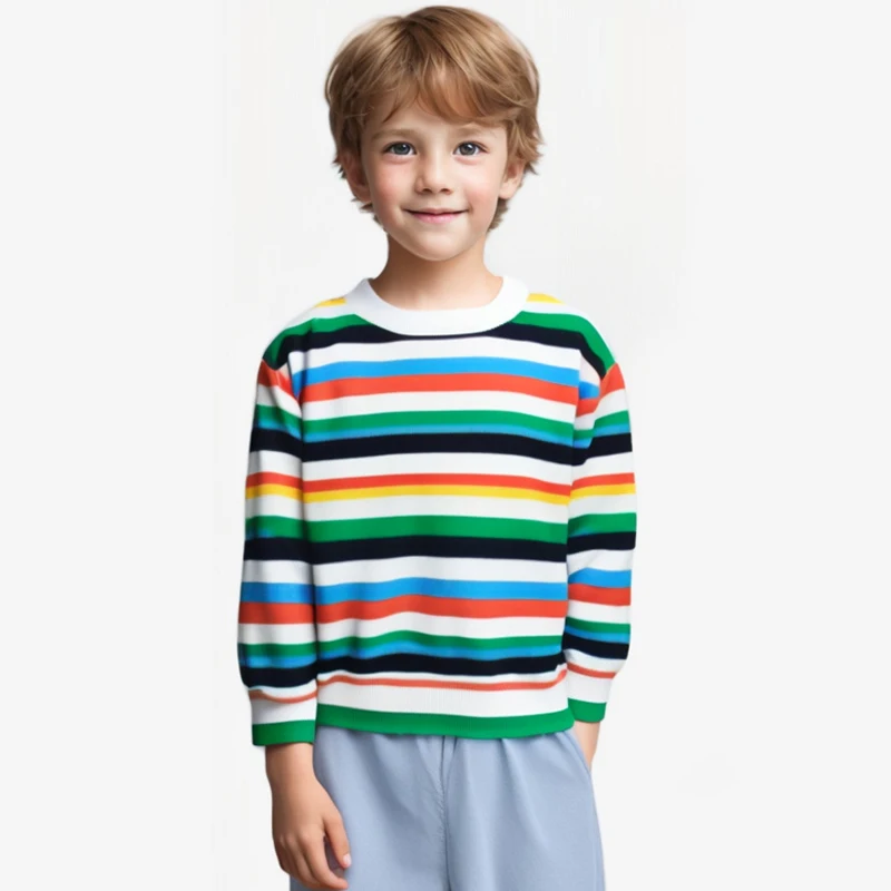 Boys' Camouflage Cartoon Knit Sweater 3