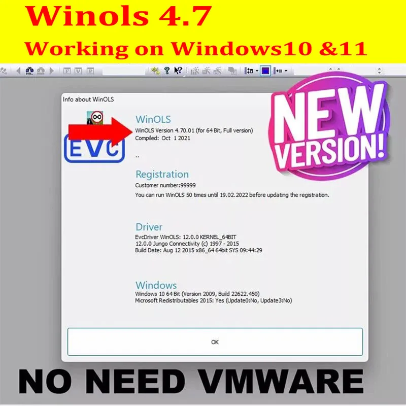 

Winols 4.7 Last Version Working on Windows10 Win 11 No Vmware Software Required Multi-language Freeshipping Installation Video