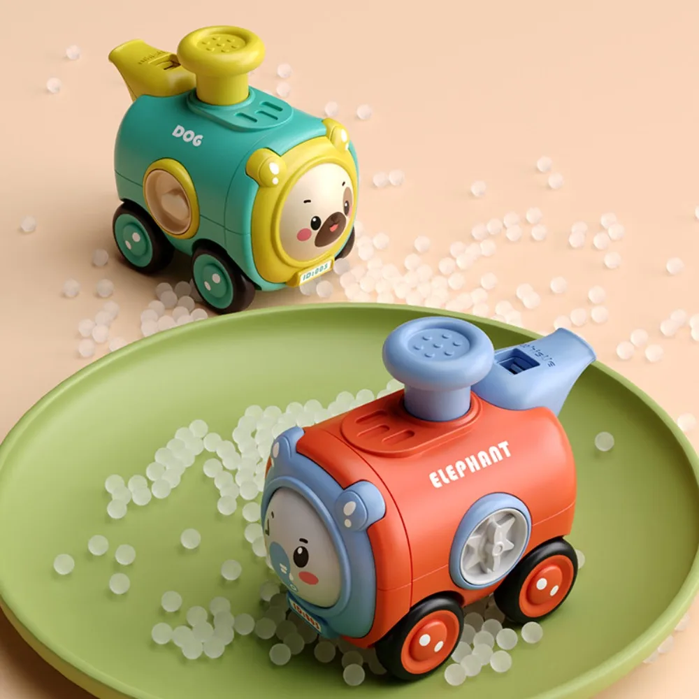 

Cartoon Car Press To Change Face Whistle Train Crash Resistant Press and Run Inertia Toy Car Colorful Color Cognition