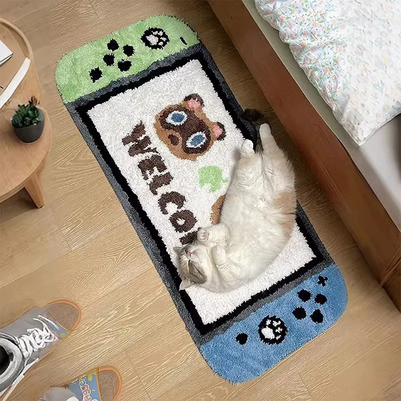Carpet Floor Mat Bedroom Imitation Cashmere Bedside Blanket Balcony Leisure Area Dormitory Dirt Resistant