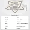 IRALAN Ceiling Fan with Lights,Modern Dimmable Flower Shape, Remote Control/app Control,Timing 6 Gear Speeds Fan Ceiling Lamp 6