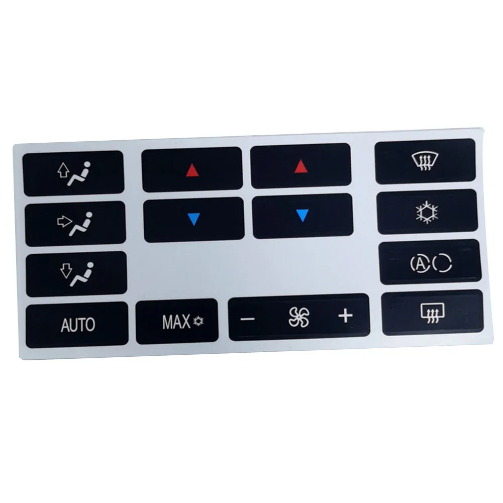 

Car A/C Climate Control Button Repair Decal Sticker Car Dust-proof Interior Sticker Trim For BMW E53 1999-2006