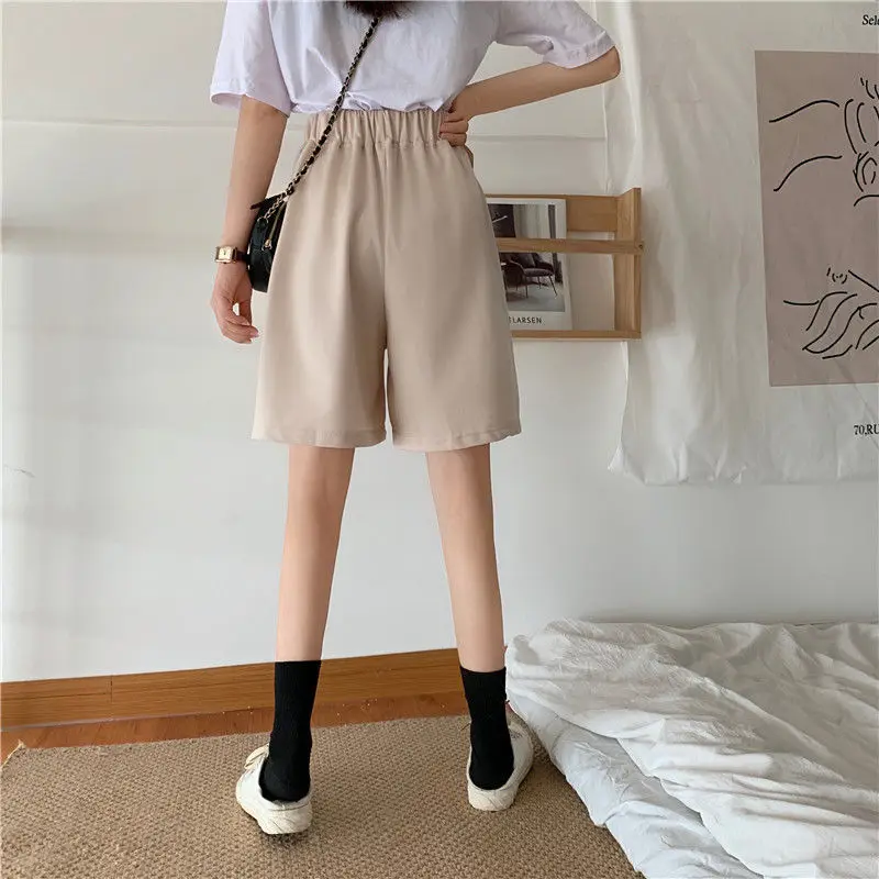 golf shorts Summer Women Cycling Shorts Sweet Casual Harajuku Cotton Sports Loose Wide-leg Elastic Fitness Shorts Pattern Clothing Aesthetic hotpants