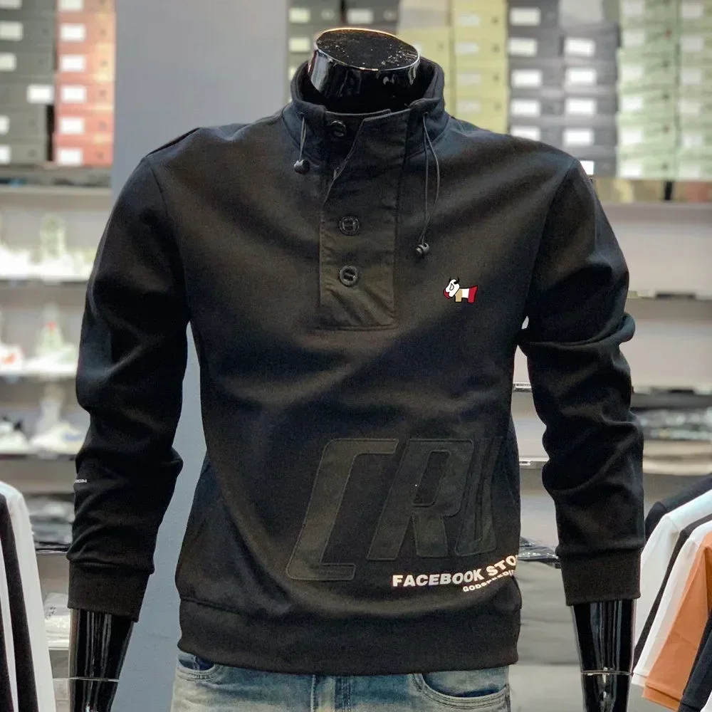 Autumn Men Golf T-shirt Long Sleeve Top Tennis Shirt Elastic Fast Dry High Quality Slim Man Golf Shirts Men Clothing