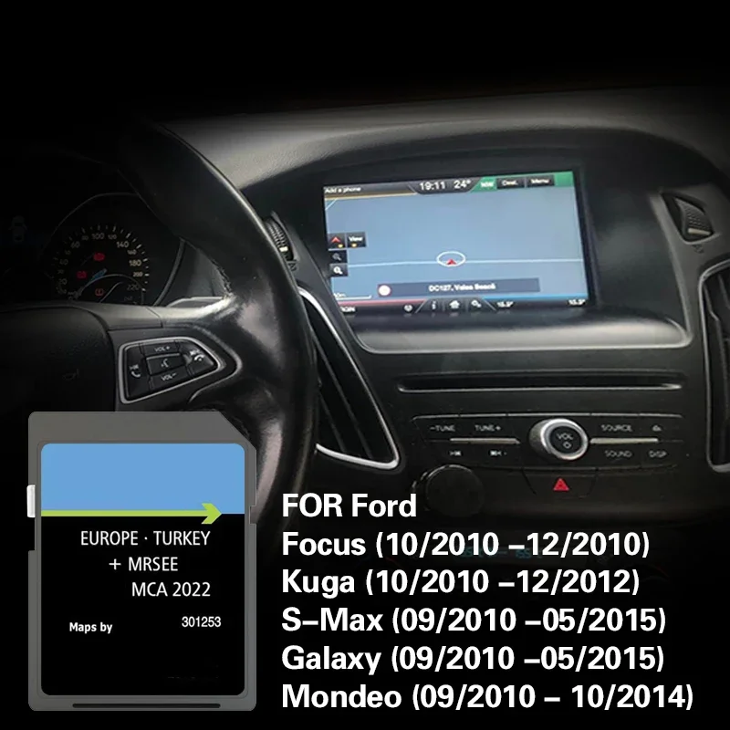 NaviSatNavMapUKForFordKugaEuropeNewVersionDataSdCard