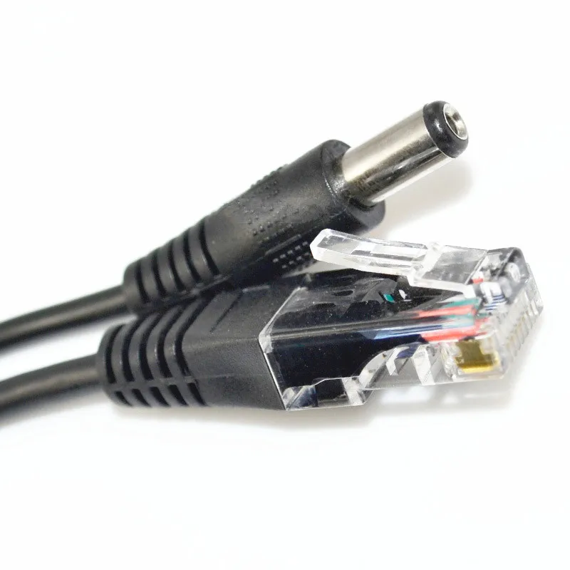 Rj45 Femmina/Maschio + Alimentazione Cc 5.5X2.1Mm Cavo Adattatore Splitter Ethernet Maschio D-Link