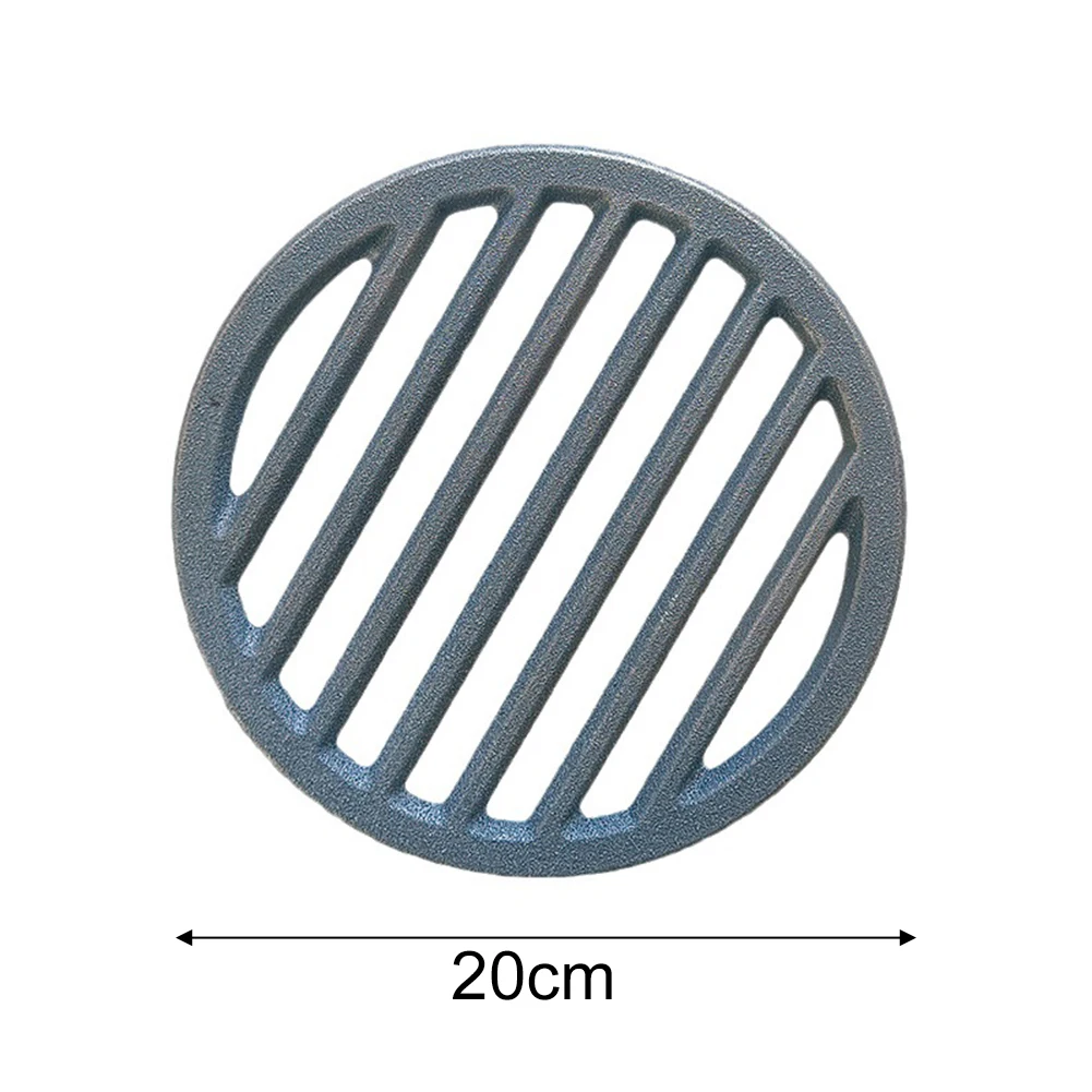 1pc Round Cast Iron Fire Grate Fireplace Replacement Parts Grate Cast Iron Heating Fireplace Parts Home Improvement