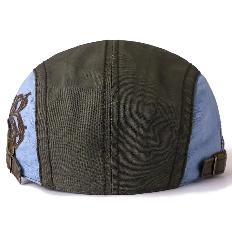 Hot Sale Summer Outdoor Flat Hat Sports Cotton Beret Cap Casual Peaked Skull Design Cap For Men And Women