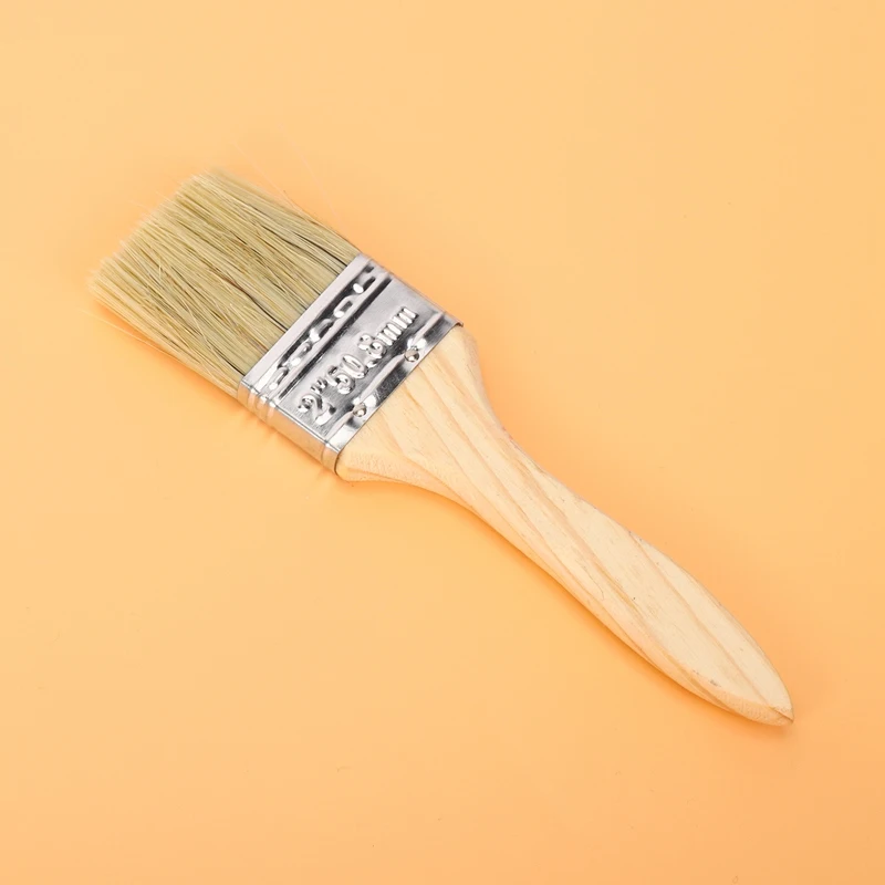 24 Pack of 1.5 Inch (35mm) Paint Brushes and Chip Paint Brushes for Paint Stains Varnishes Glues and Gesso brush on plastic paint