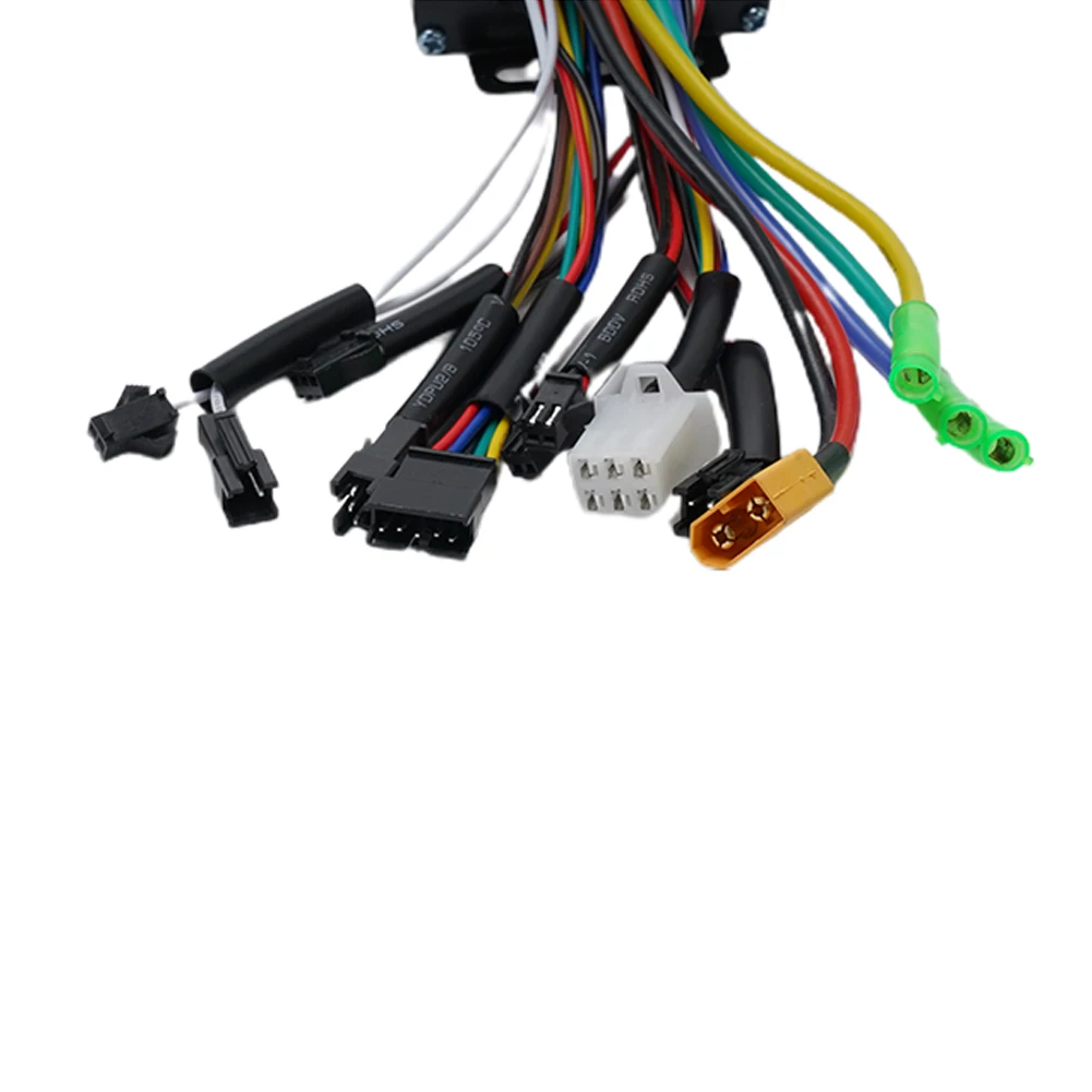 

Brushless Controller Controller Durable E-bike JN Quality SM Three Mode Wave 24/36/48V Applicable Hall Motor Black