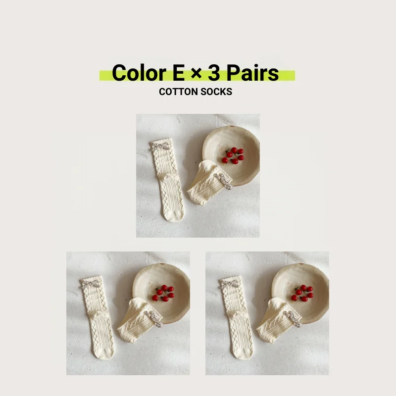 3 Pairs Color E